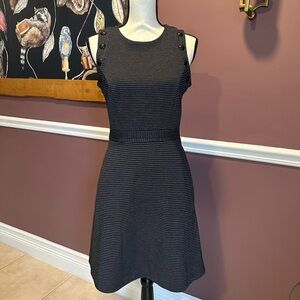 EUC WHBM White House Black Market Stretch Checkered Cocktail Dress Size 2
